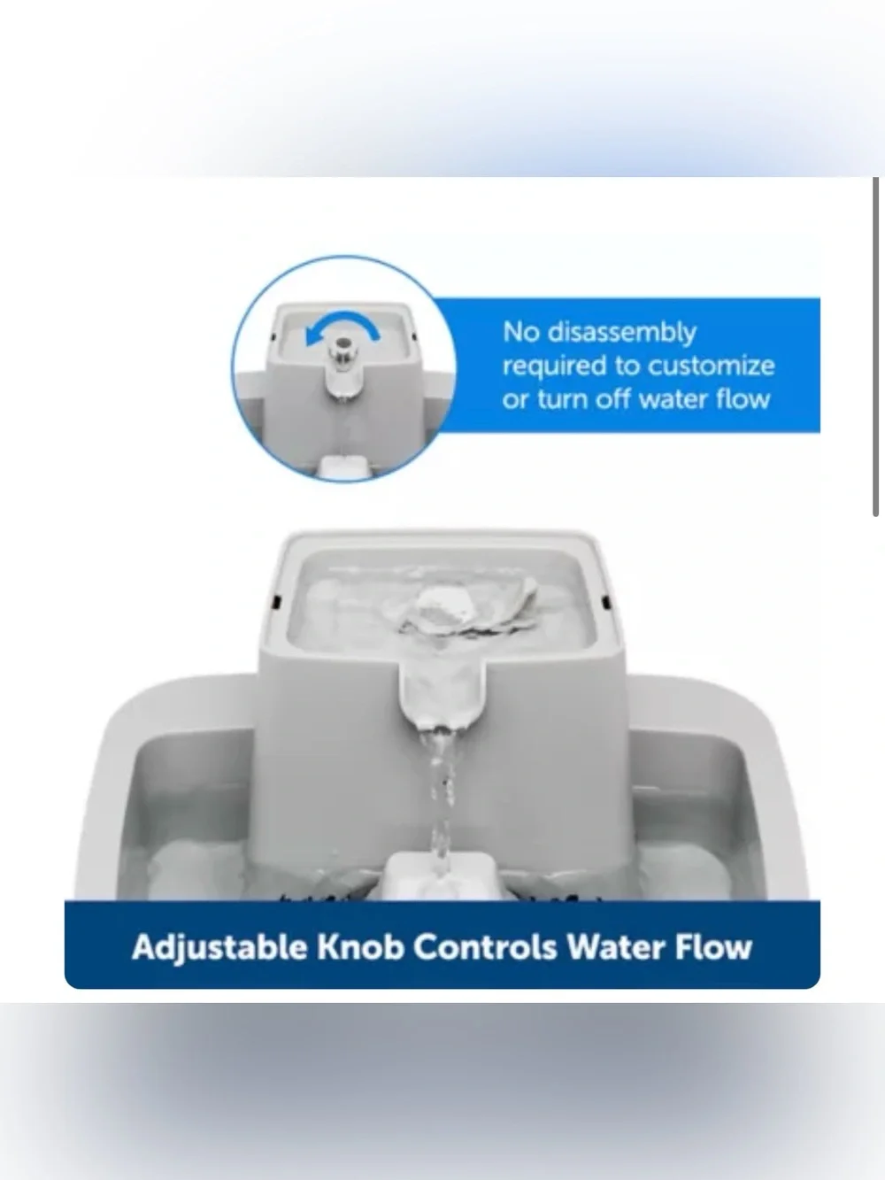 PetSafe® Drinkwell® Automatic Dog & Cat Pet Fountain Waterer, Filter, Gray,1 GAL
